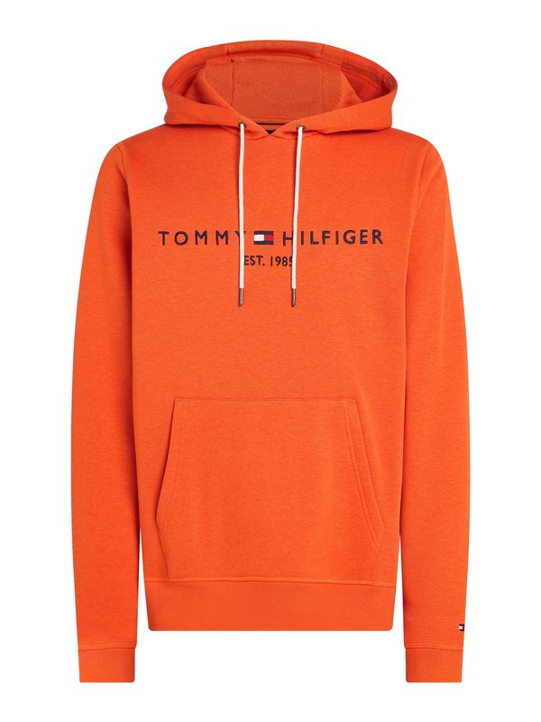 TOMMY HILFIGER TOMMY HILFIGER Sweater majica  narančasta / tamno crvena / crna / bijela