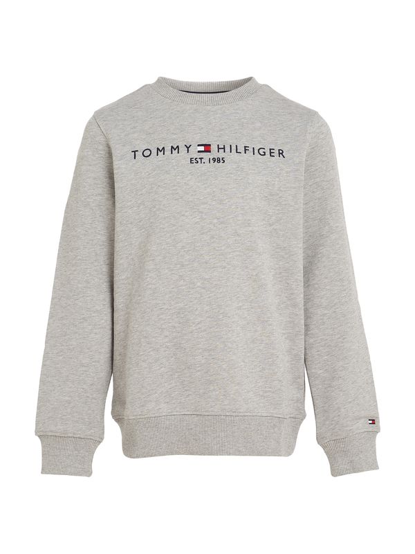 TOMMY HILFIGER TOMMY HILFIGER Sweater majica  noćno plava / siva melange / crvena / bijela