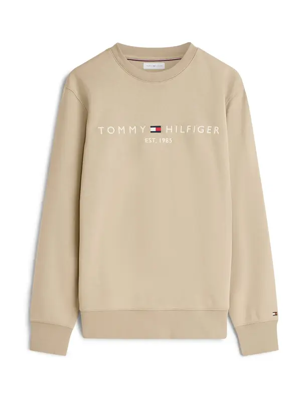 TOMMY HILFIGER TOMMY HILFIGER Sweater majica  pijesak / bijela
