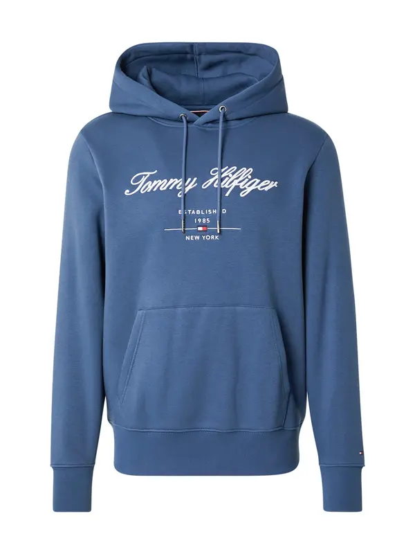 TOMMY HILFIGER TOMMY HILFIGER Sweater majica  plava / bijela