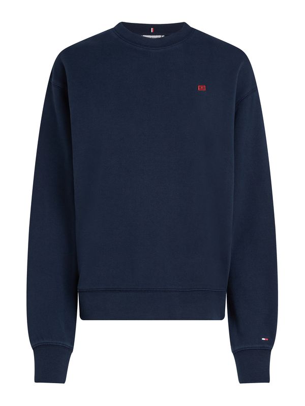 TOMMY HILFIGER TOMMY HILFIGER Sweater majica 'REG CONTRAST FLAG SWEATSHIRT'  plava