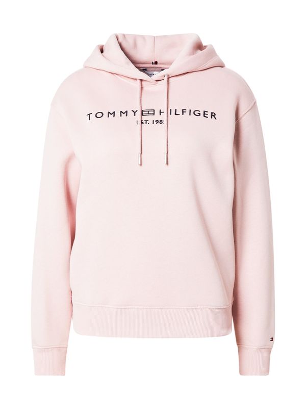 TOMMY HILFIGER TOMMY HILFIGER Sweater majica  rosé / crna