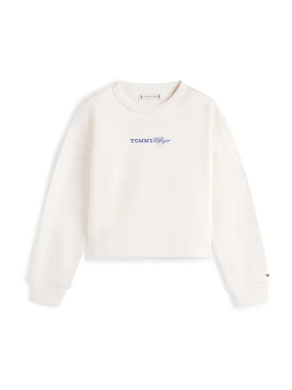 TOMMY HILFIGER TOMMY HILFIGER Sweater majica  svijetloplava / bijela