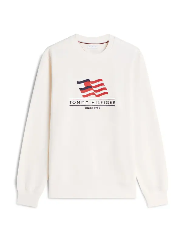 TOMMY HILFIGER TOMMY HILFIGER Sweater majica  svijetložuta / crvena / crna