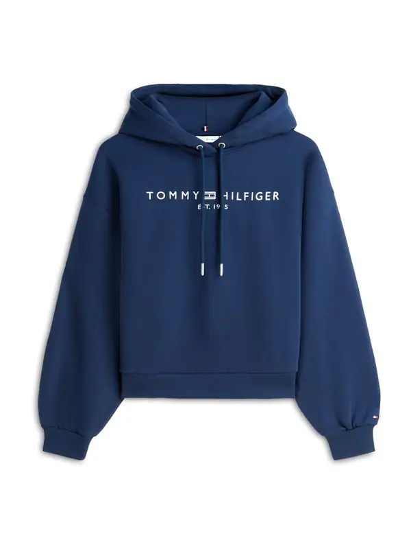 TOMMY HILFIGER TOMMY HILFIGER Sweater majica  tamno plava / bijela