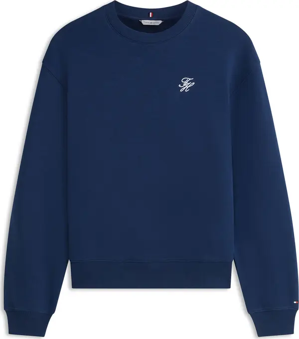 TOMMY HILFIGER TOMMY HILFIGER Sweater majica  tamno plava