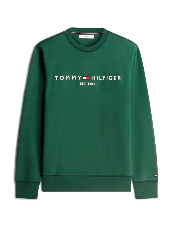 TOMMY HILFIGER TOMMY HILFIGER Sweater majica  tamno plava / tamno zelena