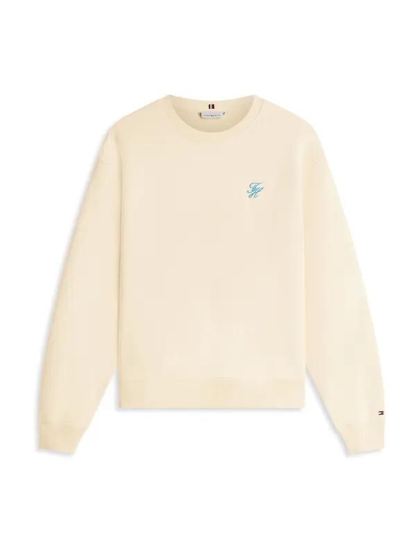 TOMMY HILFIGER TOMMY HILFIGER Sweater majica  toplo smeđa / azur