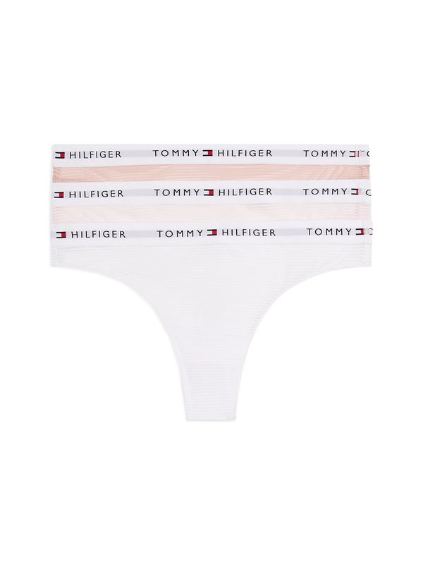 TOMMY HILFIGER TOMMY HILFIGER Tanga gaćice  tamno plava / roza / prljavo roza / bijela