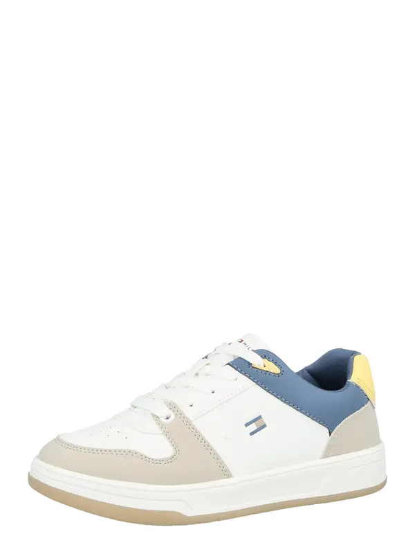 TOMMY HILFIGER TOMMY HILFIGER Tenisice 'HAMPTON'  bež / safirno plava / žuta / bijela
