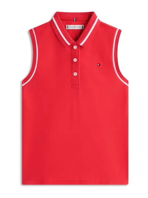 TOMMY HILFIGER TOMMY HILFIGER Top 'CLASSIC'  svijetlo crvena / bijela