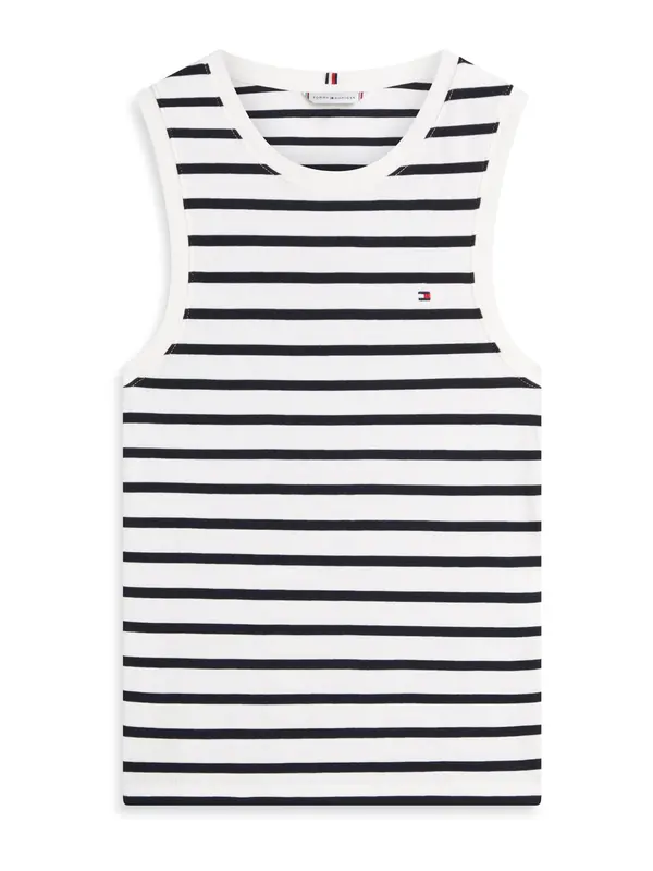 TOMMY HILFIGER TOMMY HILFIGER Top 'CODY'  mornarsko plava / bijela