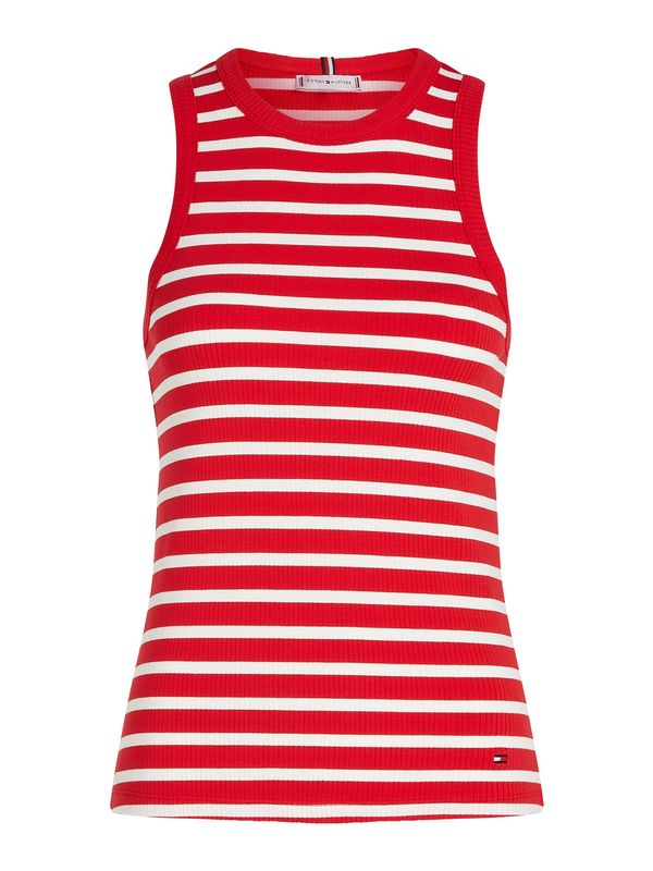 TOMMY HILFIGER TOMMY HILFIGER Top  crvena / crna / bijela