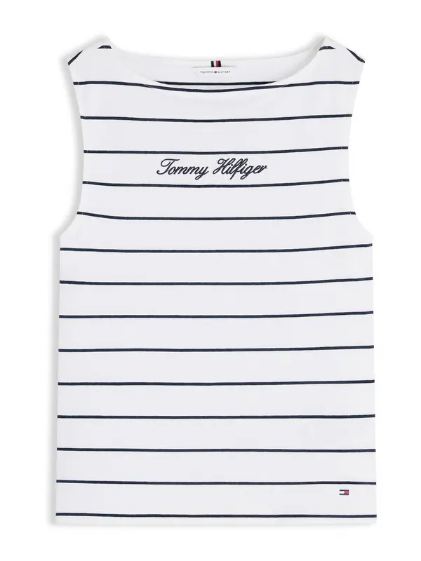 TOMMY HILFIGER TOMMY HILFIGER Top  mornarsko plava / bijela