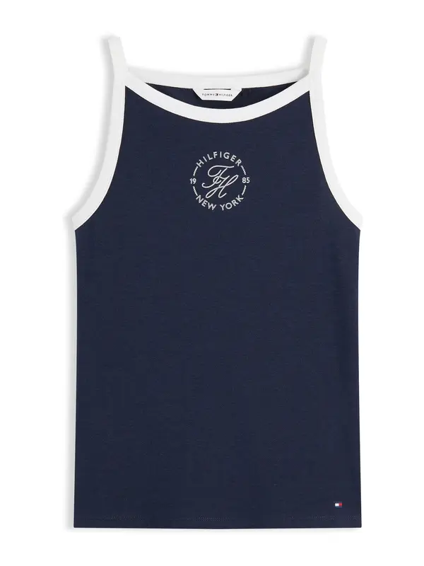 TOMMY HILFIGER TOMMY HILFIGER Top  mornarsko plava / bijela