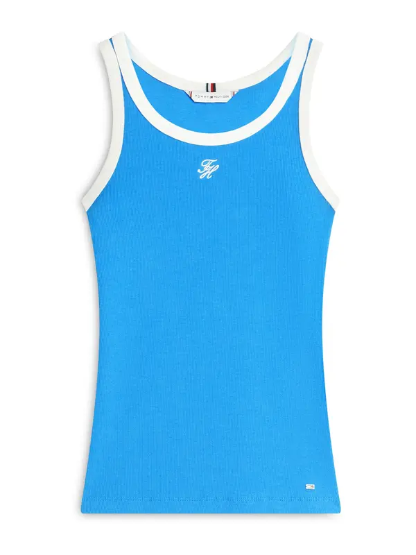 TOMMY HILFIGER TOMMY HILFIGER Top  svijetloplava / bijela