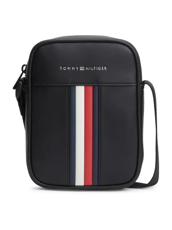 TOMMY HILFIGER TOMMY HILFIGER Torba preko ramena  crvena / crna / bijela