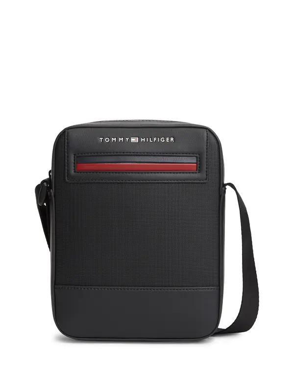 TOMMY HILFIGER TOMMY HILFIGER Torba preko ramena 'Foundation'  bordo / crna