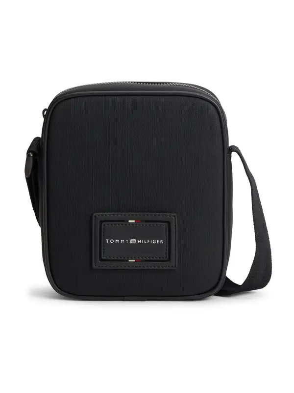 TOMMY HILFIGER TOMMY HILFIGER Torba preko ramena 'FOUNDATION'  crna