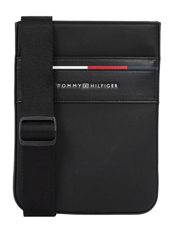 TOMMY HILFIGER TOMMY HILFIGER Torba preko ramena 'FOUNDATION'  crvena / crna / prljavo bijela