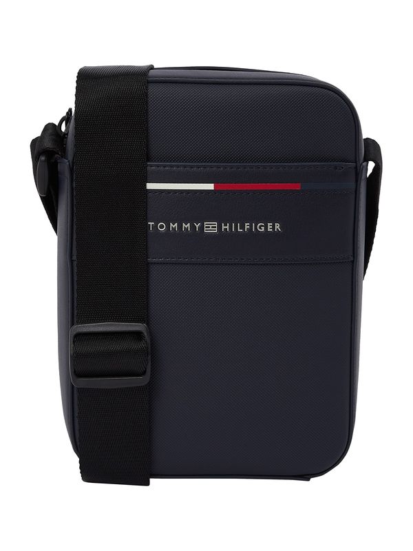 TOMMY HILFIGER TOMMY HILFIGER Torba preko ramena 'FOUNDATION'  morsko plava / tamno crvena / srebro / bijela