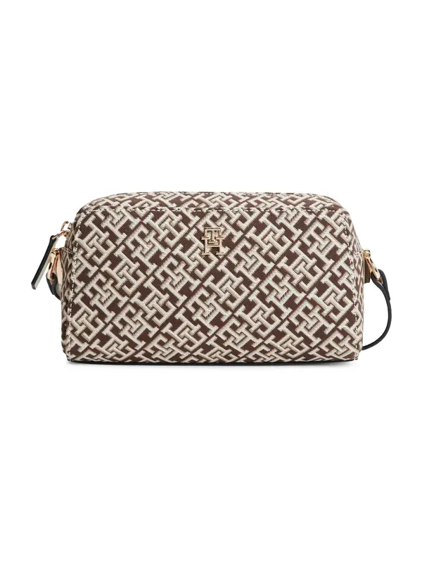 TOMMY HILFIGER TOMMY HILFIGER Torba preko ramena 'GRACE'  boja pijeska / tamno smeđa