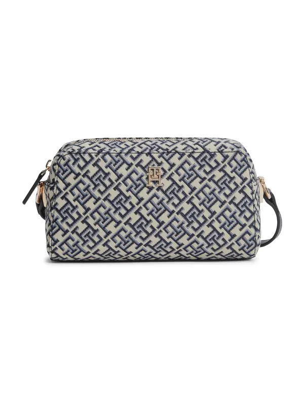 TOMMY HILFIGER TOMMY HILFIGER Torba preko ramena 'GRACE'  svijetloplava / tamno plava / kameno siva