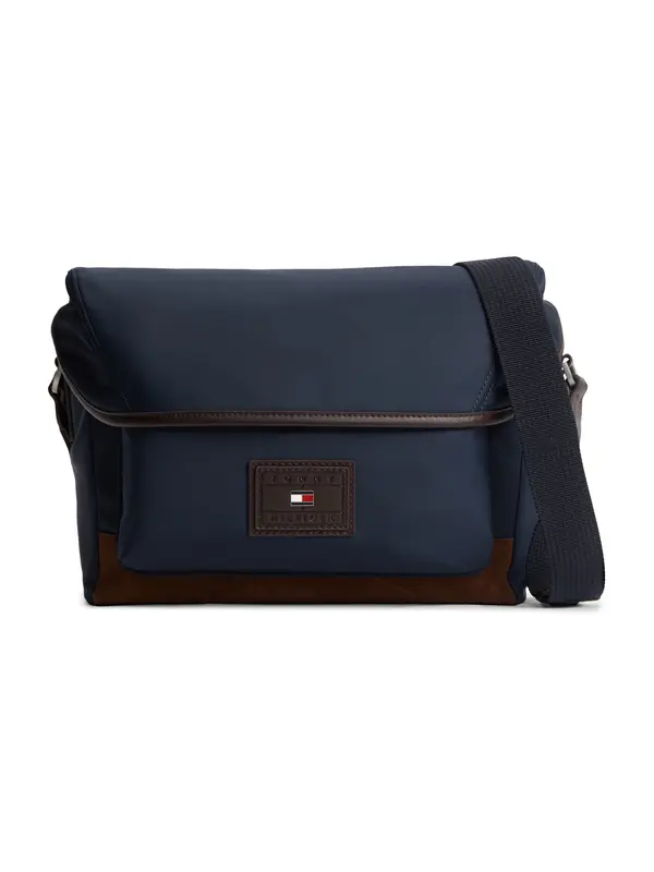 TOMMY HILFIGER TOMMY HILFIGER Torba preko ramena 'HERITAGE'  mornarsko plava / tamno smeđa