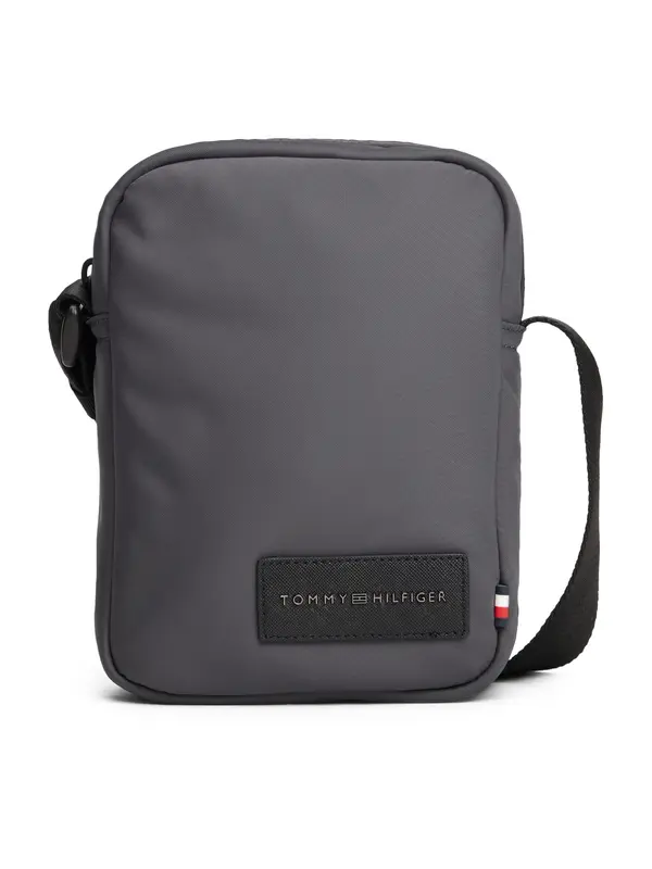 TOMMY HILFIGER TOMMY HILFIGER Torba preko ramena  tamo siva
