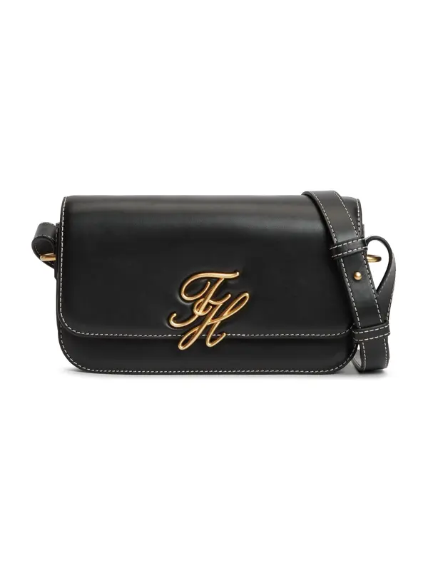 TOMMY HILFIGER TOMMY HILFIGER Torba preko ramena  zlatna / crna