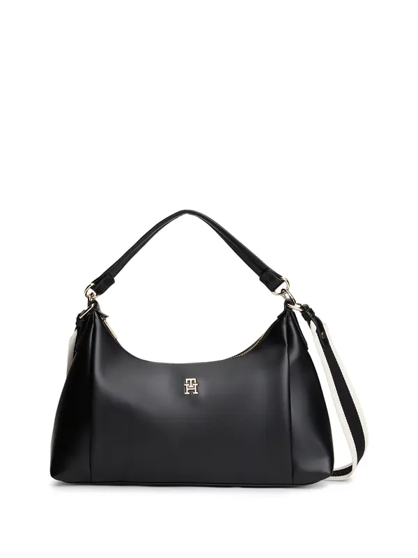 TOMMY HILFIGER TOMMY HILFIGER Torba za na rame 'Essential'  zlatna / crna