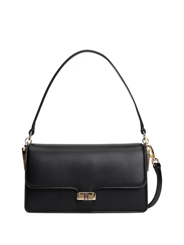 TOMMY HILFIGER TOMMY HILFIGER Torba za na rame 'HERITAGE'  crna