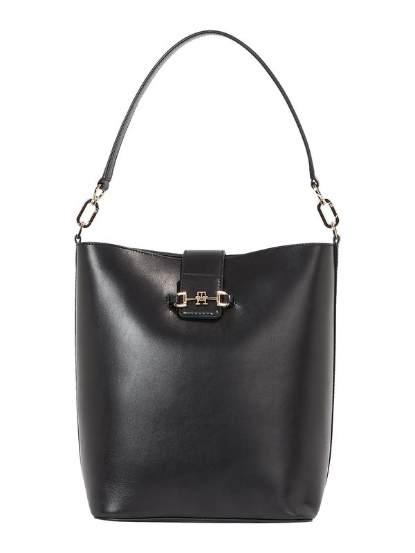 TOMMY HILFIGER TOMMY HILFIGER Torba za na rame 'HERITAGE'  zlatna / crna