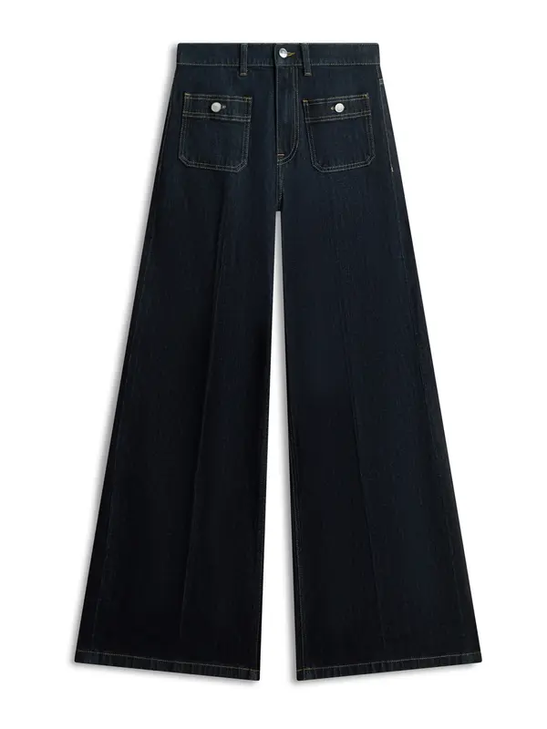 TOMMY HILFIGER TOMMY HILFIGER Traperice '70's'  noćno plava