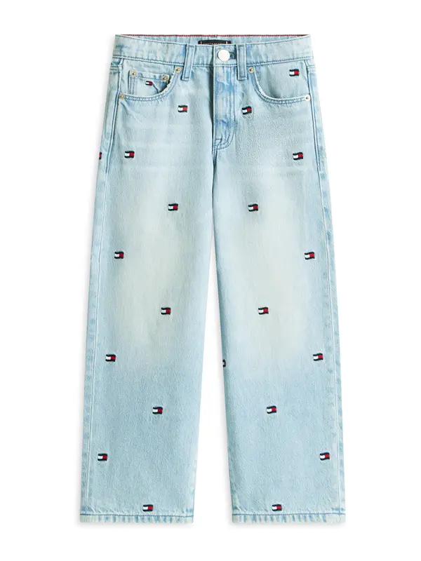 TOMMY HILFIGER TOMMY HILFIGER Traperice  svijetloplava / tamno plava / crvena / bijela