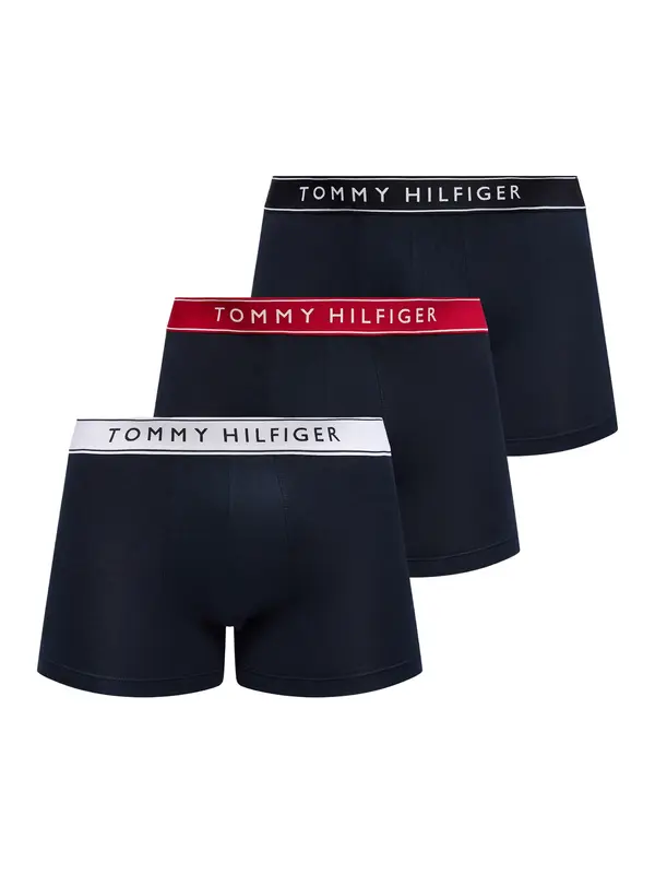 Tommy Hilfiger Underwear Tommy Hilfiger Underwear Bokserice 'Essential'  crvena / crna / bijela