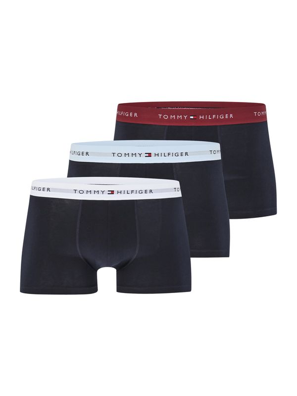 Tommy Hilfiger Underwear Tommy Hilfiger Underwear Bokserice 'Essential'  morsko plava / siva / boja vina / bijela