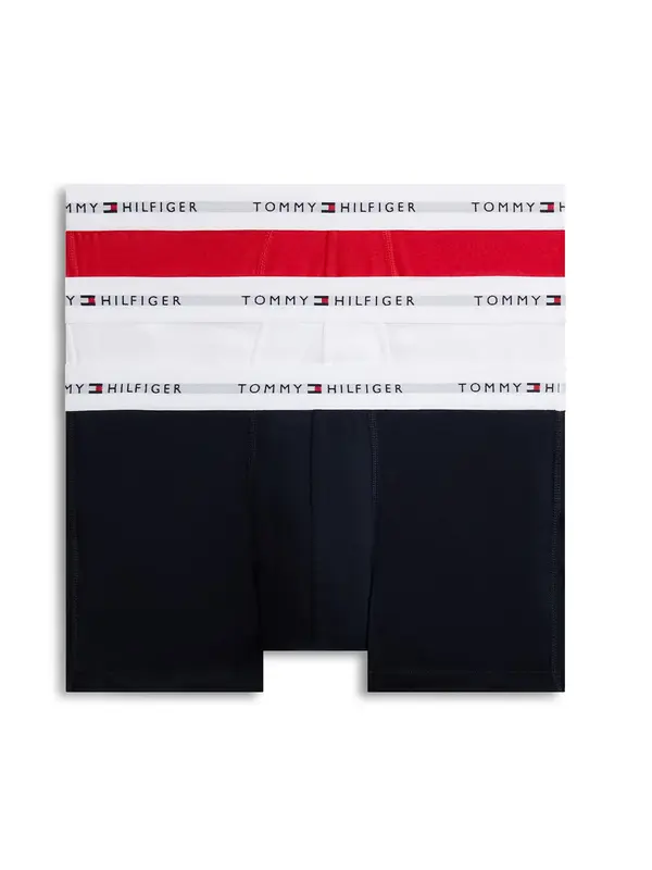 Tommy Hilfiger Underwear Tommy Hilfiger Underwear Bokserice 'Essential'  morsko plava / svijetlosiva / crvena / bijela
