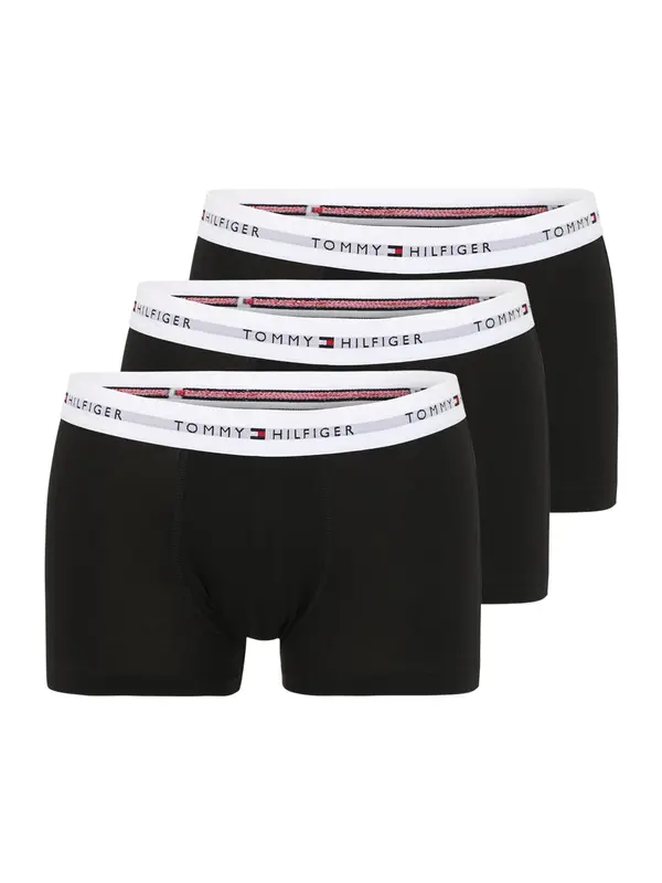 Tommy Hilfiger Underwear Tommy Hilfiger Underwear Bokserice 'Essentials'  crna melange / bijela