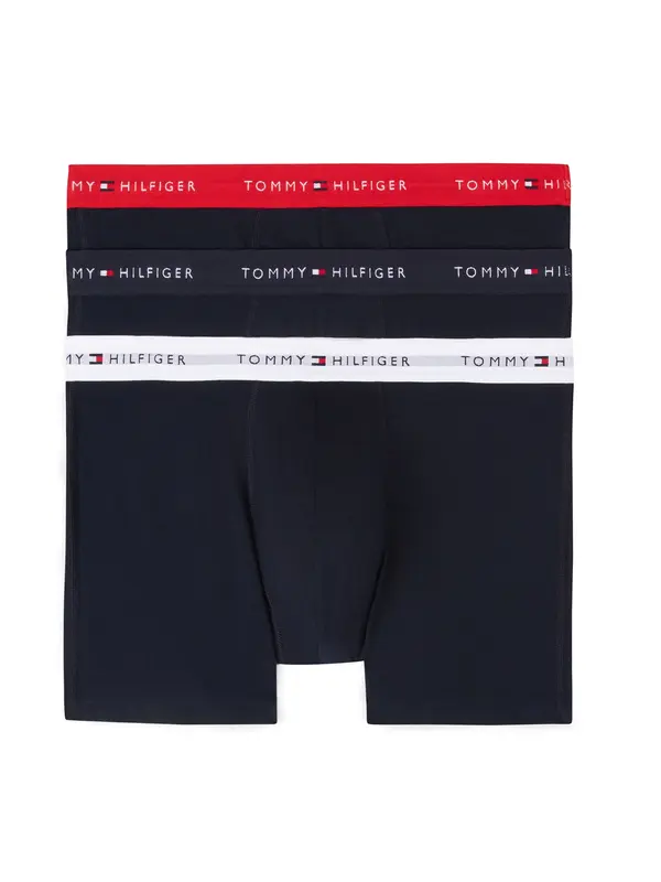 Tommy Hilfiger Underwear Tommy Hilfiger Underwear Bokserice 'Essentials'  crvena / crna / bijela