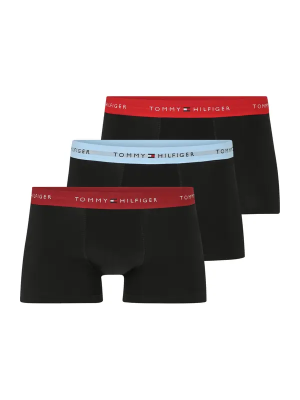 Tommy Hilfiger Underwear Tommy Hilfiger Underwear Bokserice 'Essentials'  svijetloplava / crvena / trešnja crvena / crna