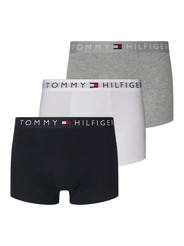 Tommy Hilfiger Underwear Tommy Hilfiger Underwear Bokserice  siva melange / crna / bijela