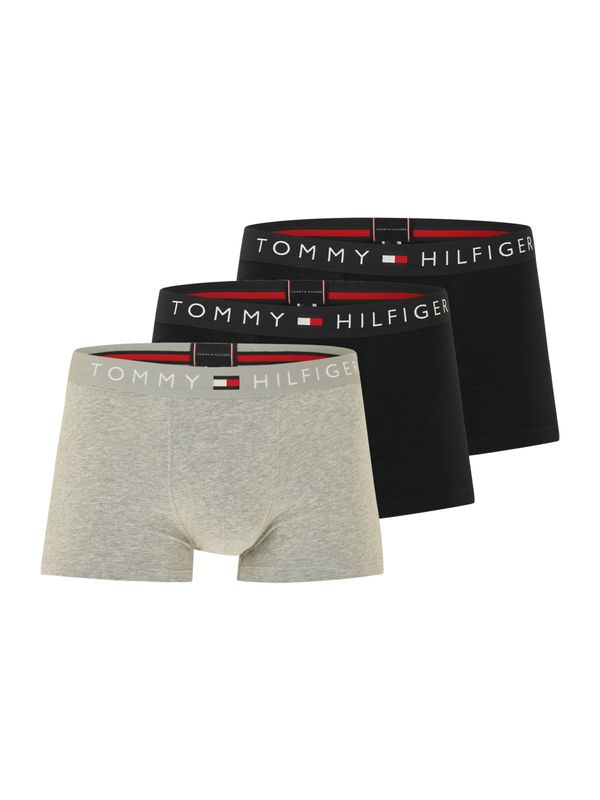 Tommy Hilfiger Underwear Tommy Hilfiger Underwear Bokserice  siva melange / crvena / crna / bijela