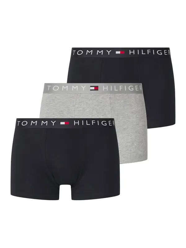 Tommy Hilfiger Underwear Tommy Hilfiger Underwear Bokserice  siva melange / crvena / crna / bijela