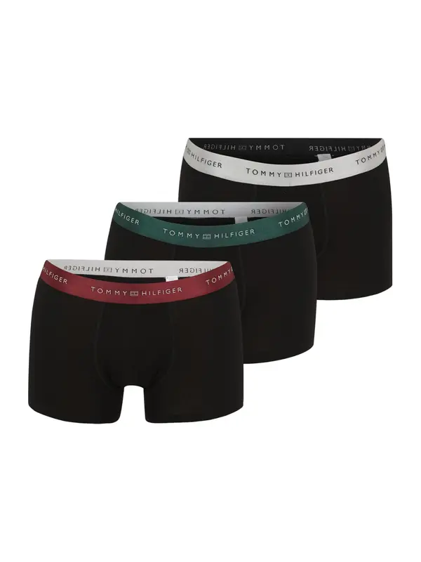 Tommy Hilfiger Underwear Tommy Hilfiger Underwear Bokserice  svijetlosiva / kraljevski zelena / klasično crvena / crna