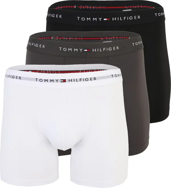 Tommy Hilfiger Underwear Tommy Hilfiger Underwear Bokserice  tamo siva / crna / bijela