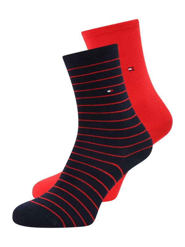 Tommy Hilfiger Underwear Tommy Hilfiger Underwear Čarape  crvena / crna