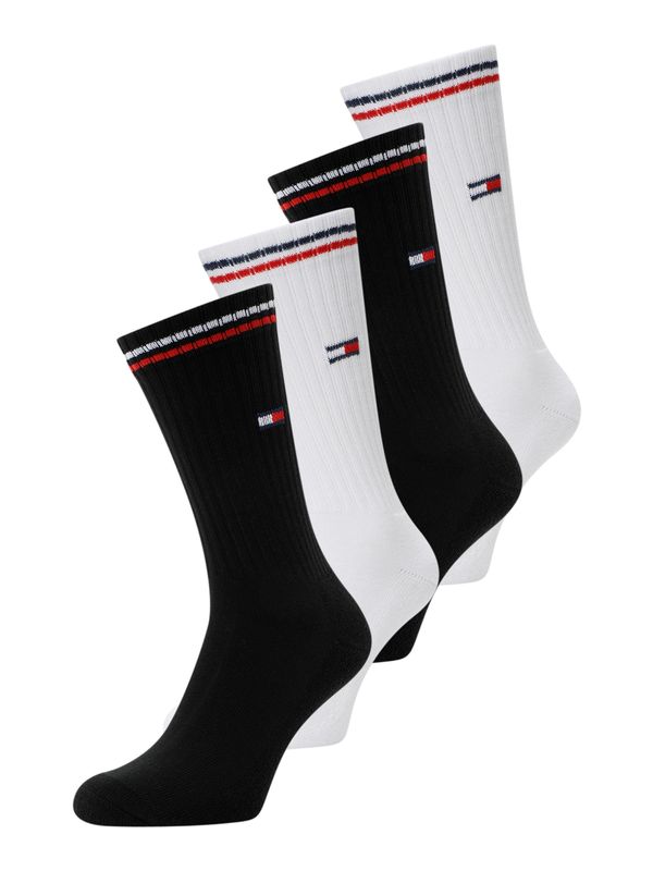 Tommy Hilfiger Underwear Tommy Hilfiger Underwear Čarape 'ICONIC'  mornarsko plava / crvena / bijela