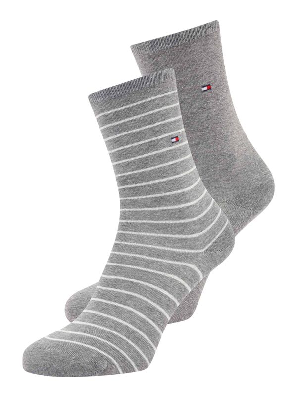 Tommy Hilfiger Underwear Tommy Hilfiger Underwear Čarape  mornarsko plava / siva melange / crvena / bijela