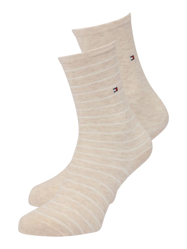 Tommy Hilfiger Underwear Tommy Hilfiger Underwear Čarape  svijetlobež / mornarsko plava / crvena / bijela